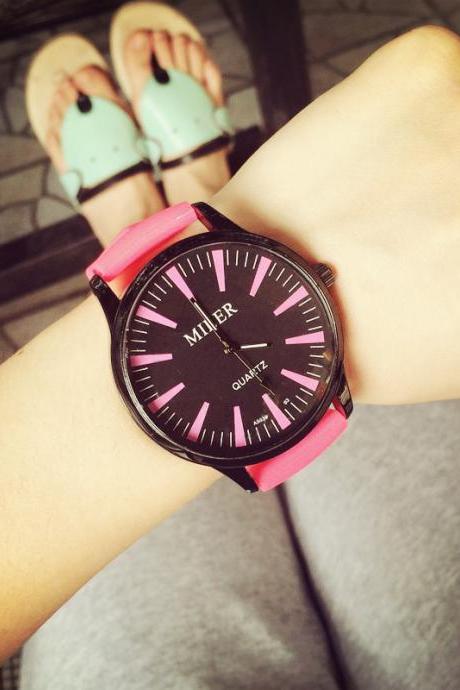Harajuku quartz analogue watch