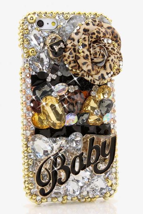Bling Crystals Phone Case for iPhone 6 / 6s, iPhone 6 / 6s PLUS, iPhone 4, 5, 5S, 5C, Samsung Note 2, Note 3, Note 4, Galaxy S3, S4, S5, S6, S6 Edge, HTC ONE M9 (THE BABY DESIGN) By LuxAddiction