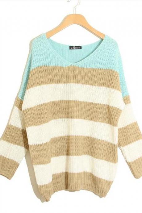 women's fashion long sleeve pure colour sweater