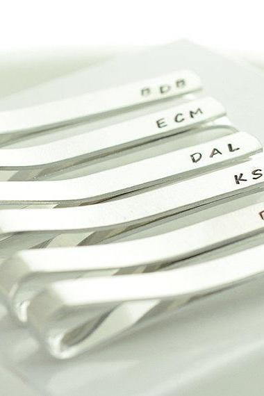 Tie Bar, Personalized Tie Bar ,personalized Groomsmen Gift, Mens Accessories, Gift For Him, Man Gift