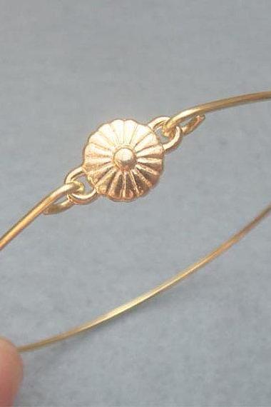 Sun Flower Bangle Bracelet Style 2