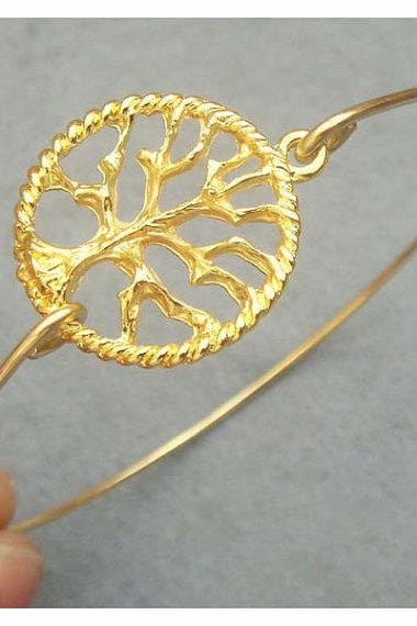 Tree Bangle Bracelet