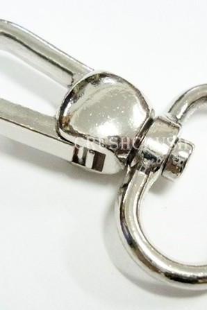  5pcs Silver Metal Lobster Swivel Clasps HO331