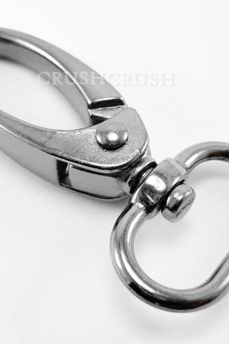  5pcs Gunmetal Trigger Snap Hooks: For Keychains and Craft Making Lobster Swivel Clasps HO1034