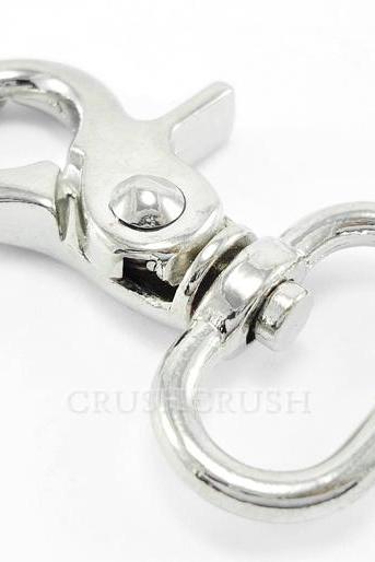  2pcs Trigger Snap Hooks: For Keychains and Craft Making Lobster Swivel Clasps HO99