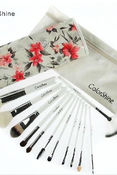 ColorShine High Quality 12 Pcs Makeup Brush Set Professional Makeup Tools