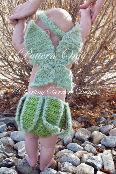 Fairy Wings, Flower Headband, and Skirt Diaper Cover PATTERN 