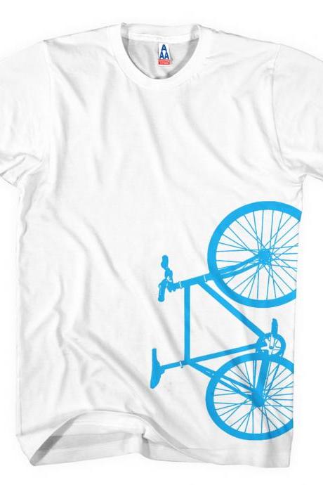 Fixie Bike T-Shirt Fixed Gear Bicycle Free Ship 