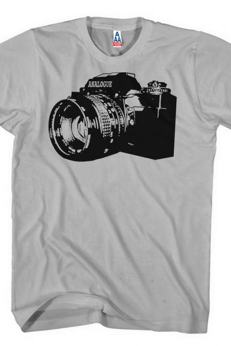 Vintage SLR 35mm Camera Shirt Free Shipping 