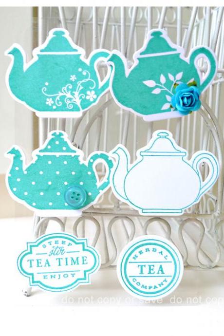 Teapot Embellishment For Scrap Booking / Card Making Etc