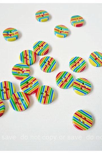 Colorful button / pack 