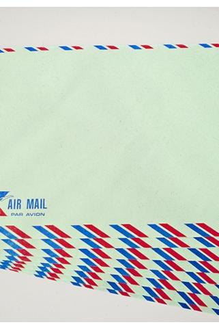 Green Airmail Envelopes 