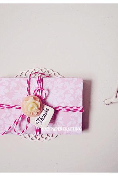 6 tiny sweet blush pink envelope / pack 
