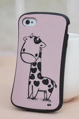 New Cartoon Giraffe Case For Iphone 4/4s
