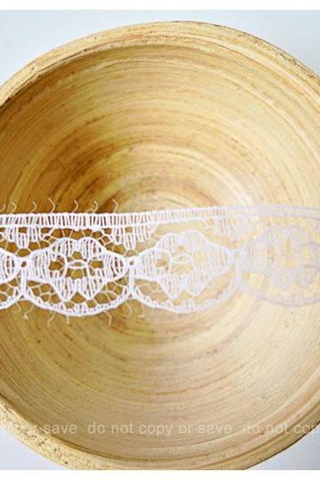 White scallop lace #002 