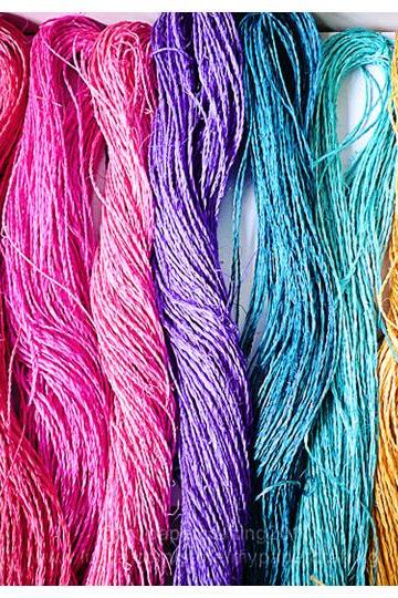 Colorful Jute String
