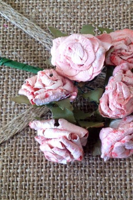 Baby Pink Cabbage Roses
