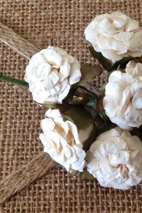 Cream Cabbage Roses