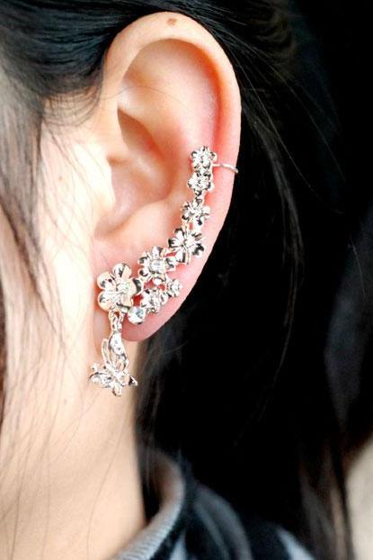 Gorgeous Fancy Svarovski Crystal Ear Line