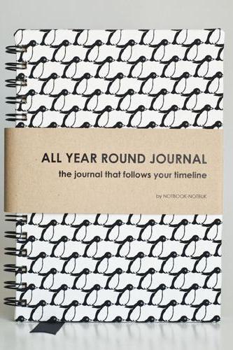 All Year Round Journal (unfilled dates / months / years) - Penguins 