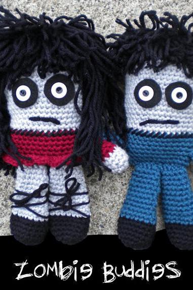Zombie Buddies Crochet Pattern