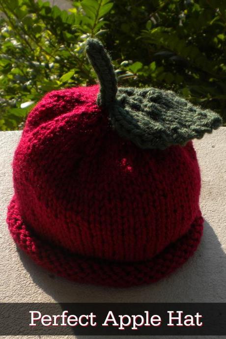 Perfect Apple Hat Knitting Pattern
